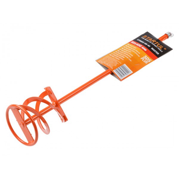 Миксер д/смесей  80х400мм SDS+ STARTUL MASTER (ST0602-08-40) (для красок и штукатурных смесей)