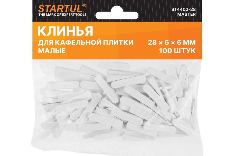 Клин для кафеля STARTUL малый MASTER 28х6х6 мм. арт. ST4402-28 