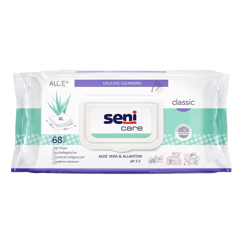Влажные салфетки Seni Care classic 68 шт.