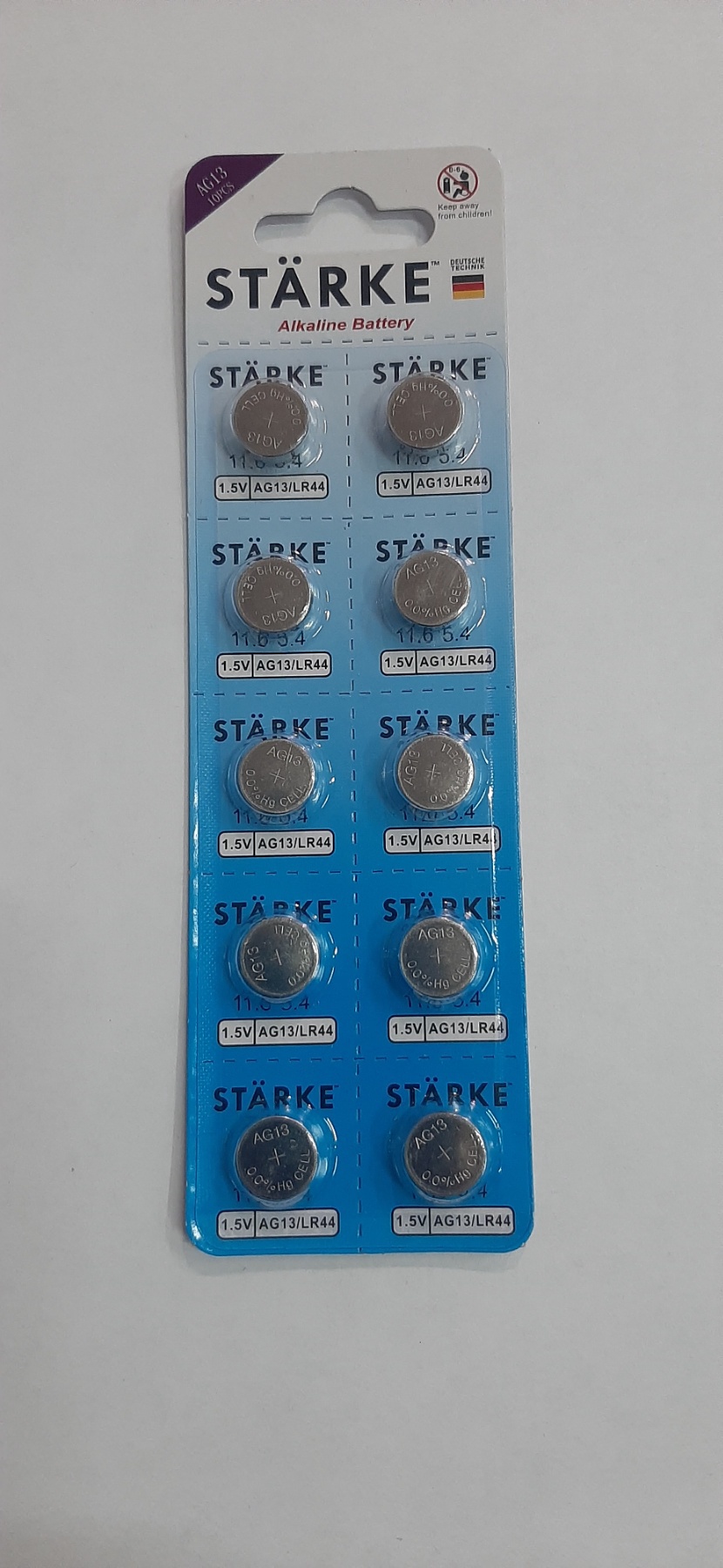 Батарейка STARKE AG13 10BP