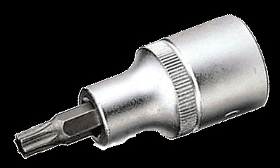 Бита запрессованная Torx 1/4" T10