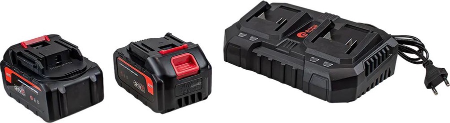 Триммер аккумуляторный EDON UGT-42СBL 42В (21+21) Li-Ion 2х4Ач арт. 49782 