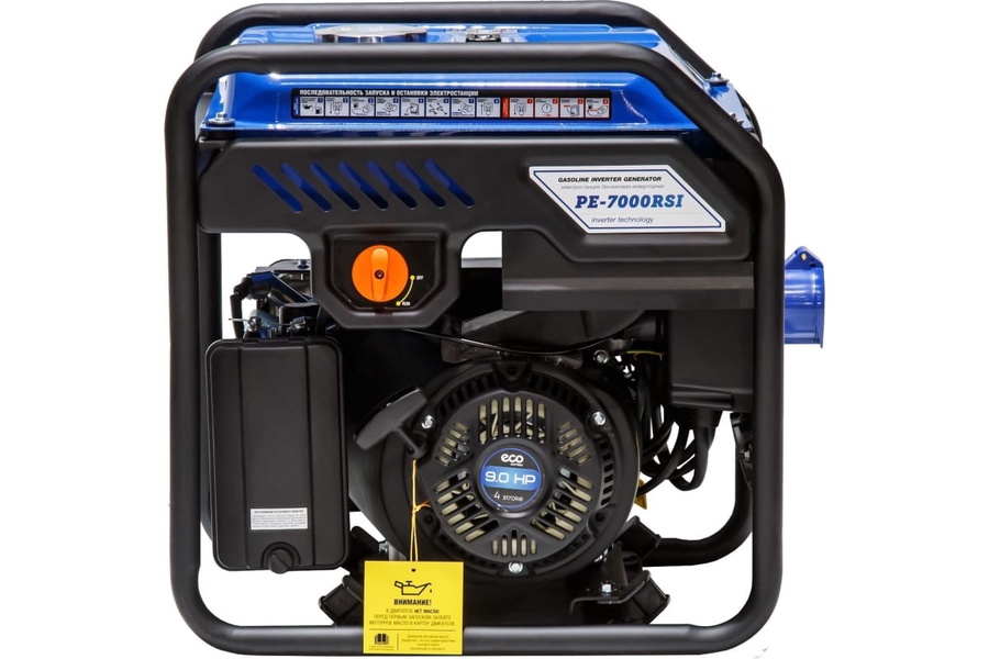 Инверторный бензиновый генератор ECO PE-7000RSI арт. EC1563-9 