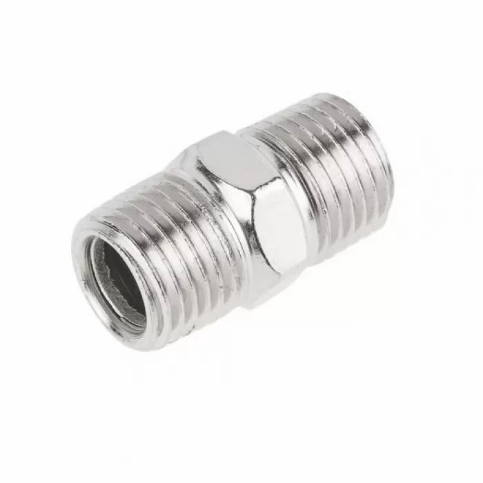 Соединение нар. резьба 1/4" х нар. резьба 1/4" (сталь) ECO