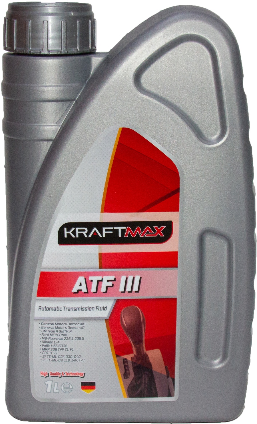 Масло трансмиссионное. KRAFTMAX ATF III 1 л. арт. KM306/1 