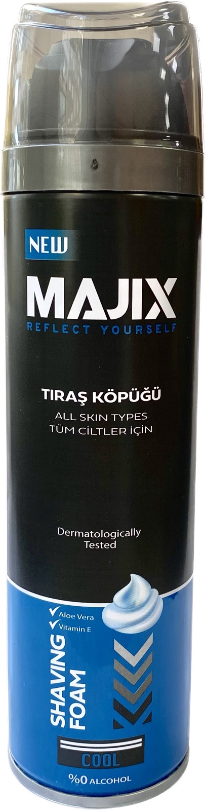 Пена для бритья "Охлаждающая" MAJIX 200 мл. 
