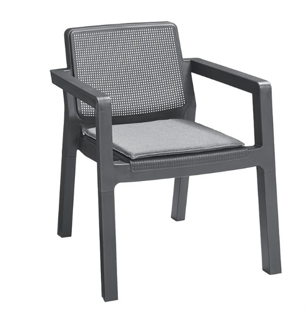 Комплект мебели Emeli 2 seater графит арт. 246589 Венгрия