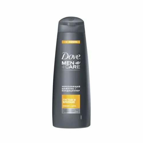 DOVE MEN+CARE шампунь-кондиционер 2 в 1 Густые и крепкие 380мл 67971499