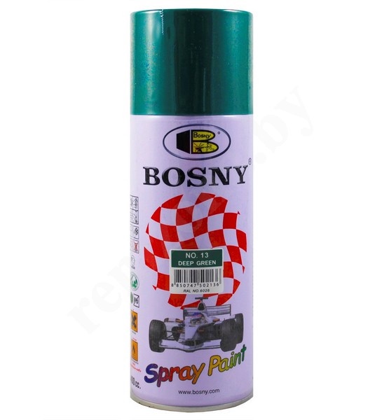 Акриловая аэрозольная краска (темно-зеленая) ACRYLIC (deep green) BS13