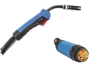 Горелка сварочная MIG MAG WG-25AK (3м, 230А) SOLARIS (CO2 - 230A, Ar(Ar+CO2) - 200A, 0.8-1.2мм, ПВ - 60%, 3 метра, М6)