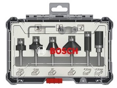 Набор кромочных фрез 6 мм (6шт) BOSCH (Набор фрез 6мм. 6шт.)