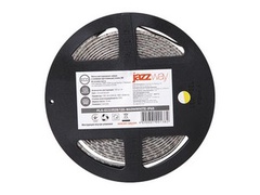 Лента светодиодная PLS2835/60(6 Вт/м, 420-480 Лм/м, 6500К, IP20, 12В (5 м в уп.) JAZZWAY (60 диод/м, холодный белый свет, 8 мм)