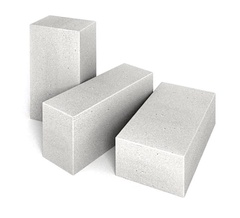 Блоки газосиликатные 625х300х249 1шт=0,0467м.куб