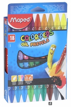 Мелки масляные "Color peps" 18 цветов арт. 864011 