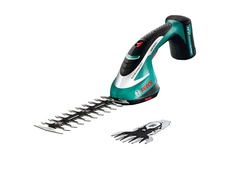 Аккум. ножницы садовые BOSCH ASB 10,8 LI в кейсе + набор насадок (12.0 В, 1 акк., 1.3 А/ч, Li-Ion, шир. 100 мм)