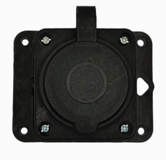 Колодка 1 гн., с/з каучук FAR черная f106 