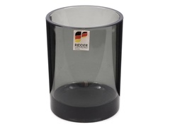 Стакан туалетный акриловый Windows grey 165066) 7.5х7.5х10см арт. 2002107 
