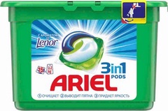 ARIEL Авт Гель СМС жидк. в растворимых капсулах Liquid Capsules Touch of Lenor Fresh 15X23.8г