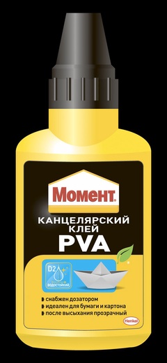 Клей ПВА канцелярский "Момент" 50 гр.