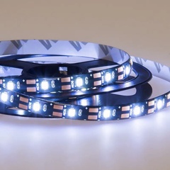 Лента LAMPER LED 1 м с USB коннектором 5В IP65 SMD 2835 60LED/m белая арт. 141-385 