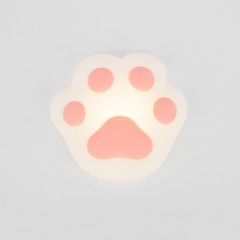 Силиконовый ночник «Кошачья лапа» розовый, NEON-NIGHT