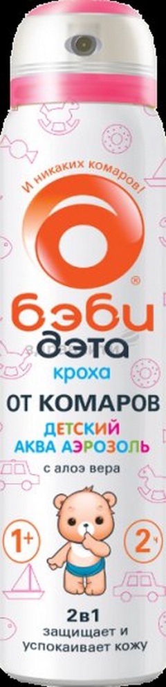 Аэрозоль Бэби-Дэта детский аква 2в1 0.1л 
