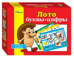 Лото "Буквы-цифры""Степ Пазл"