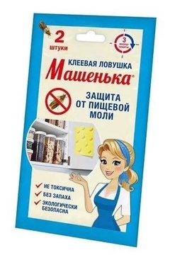 Клеевая ловушка "Защита от пищевой моли" Машенька 2шт