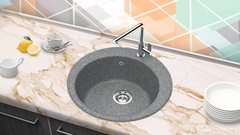 Мойка из искусственного камня BR-5100 графит