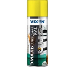 Эмаль алкидная аэрозольная VIXEN желтый (RAL 1018) 520 мл. арт. 44114 