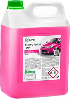 Средство д/беск,мойки GraSS Active Foam Pink 6кг арт,113121 Россия