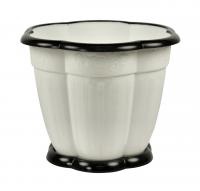 Горшок цв. "Восторг" 3,0л с под. (белый) М1235
