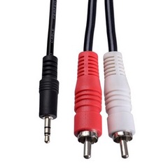 PERFEO Кабель Jack 3.5 мм вилка - 2xRCA вилка, длина 3 м. (J2004) /25