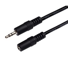 PERFEO Кабель Jack 3.5 мм вилка - Jack 3.5 мм розетка, длина 5 м. (J2203) /40