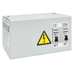 Ящик EKF ЯТП/0.25кВА 220/12В Basic серый арт. yatp0,25-220/12v-2a 