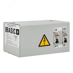 Ящик EKF ЯТП/0.25кВА 220/24В Basic серый арт. yatp0,25-220/24v-2a 