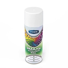 Эмаль акриловая аэрозольная VIXEN сигнальная белая матовая (RAL 9003) 520 мл. арт. 44149 