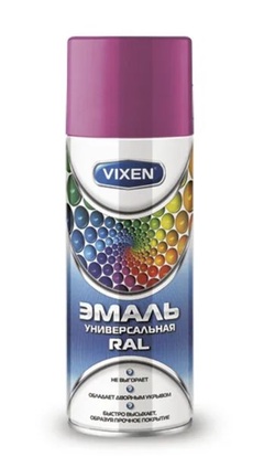 Эмаль алкидная аэрозольная VIXEN вересково-фиолетовый (RAL 4003) 520 мл. арт. 44124 