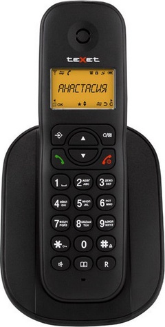 Аппарат телефонный б/шнуров. TeXet TX-D4505A черн. арт. TX-D4505A 
