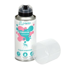 Аэрозоль от комаров и мошек репеллентный, детский, 90 мл,  HELP