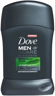 DOVE Део карандаш Elements Свежесть минералов и шалфея 50мл 67104755/68443259
