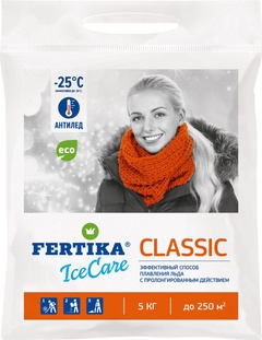 Реагент противогололедный Фертика ICECARE CLASSIC 5 кг. 
