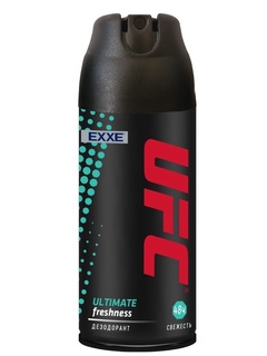 Дезодорант спрей UFC x EXXE защита 48ч Carbon hit 0.15л 