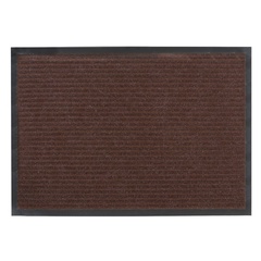 Коврик влаговпитывающий ребристый коричневый 40х60см арт.35-032 