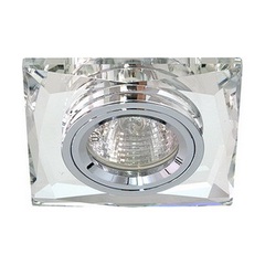 Светильник встр. 8150-2 сереб.серебр. Китай