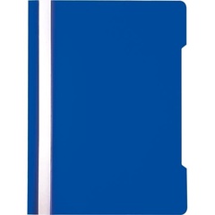 Папка-скоросшиватель А5 deVente с прозрачным верхом, синяя арт. 3079807 