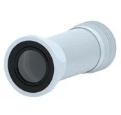 Удлинитель гибкий для унитаза с металлической спиралью 110мм арт.К928