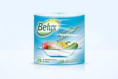 Полотенца BELUX Классик 2-х сл. белые 2шт 