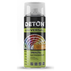 Эмаль акриловая DETON UNIVERSAL RAL 9004 черный сигнальный 0,52л аэрозоль 