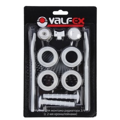 Комплект для монтажа радиаторов VALFEX (40) 2-мя кронштейнами арт. AD-1002 3/4